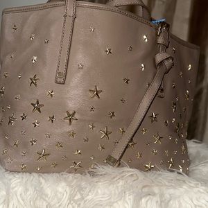 AUTHENTIC star studded Jimmy Choo Leather Handbag